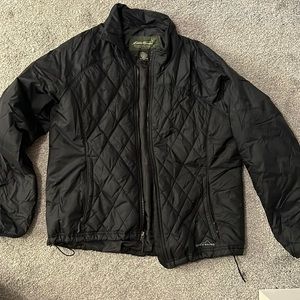 Eddie Bauer puffer black jacket